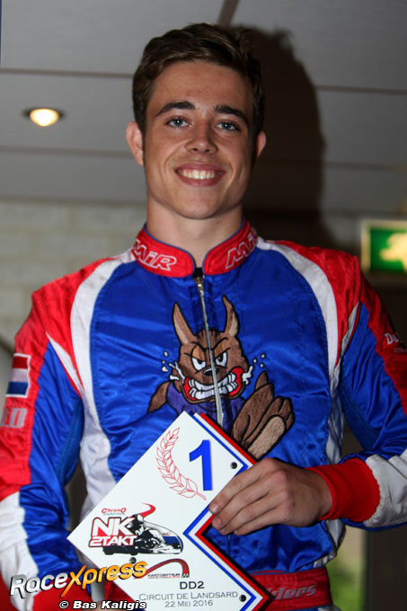 Joey Alders winnaar DD2 podium NK